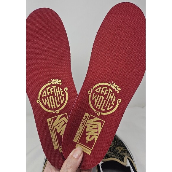 Vans Skate Slip-on Lunar New Year Black/Gold Sneaker Shoes Sz 8 Mens Rare - Picture 12 of 13